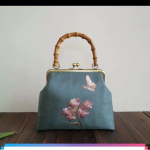 Original Handmade ปักแขนยาว Cheongsam กระเป๋าสําหรับผู้หญิงวัยกลางคนวันเกิดที่สมบูรณ์แบบหรือของขวัญวันแม่