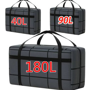 1 Túi Đựng Đồ Màu Đen Dung Tích Lớn Có Khóa Kéo Vải Không Dệt Thân Thiện Với Môi Trường Chống Bụi Chống Ẩm Cho Tủ Quần Áo Sử Dụng Đa Năng