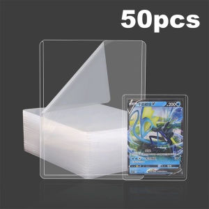 25-150pcs Hard Protective Film Card Sleeves Anti Scratch Holder Protector Fit For YuGiOh Pokemon baseball Sports Cards Toy