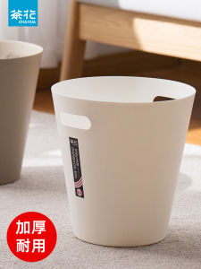 Small Size Tea Flower Garbage Can for Kitchen Bedroom Living Room Desktop Simple Design Large Size Paper Waste Basket Home Use