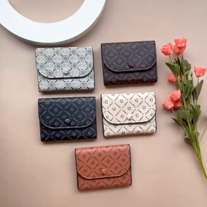 Leisure Store กระเป๋าสตางค์ เวอร์ชั่นเกาหลี ผู้หญิง ช่องเสียบการ์ด 3ช่อง ซิปคู่ อเนกประสงค์ ซองการ์ด  กระเป๋าสตางค์ใบสั้น กระเป๋าตังค์ผู้หญิง แบบพกพา กระเป๋าการ์ด