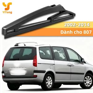 Lưỡi Gạt Nước Cửa Sổ Phía Sau Yitong Dành Cho Peugeot 807 2002-2014 Dải Cao Su Tự Nhiên Im Lặng Độ Nét Cao