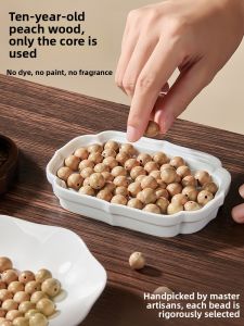 FUJINJIA | Hạt Ngọc Handmade Gỗ Đào Thiên Nhiên Từ Thái Sơn
