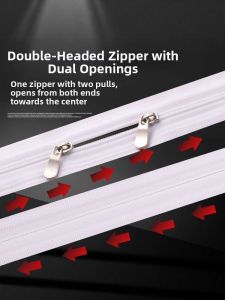 Double Head Bed Quilt Zipper 1.5m