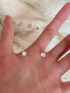 S925 Silver Cats Eye Stone Earrings Womens Korean Style Luxury Sleepwear Friendly Ear Jewelry New 2025 Trend