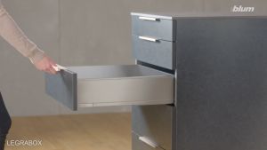 BLUM (LBX S4.XL) LEGRABOX High Fronted Standard Drawers Side Panel + Runner (Full Set)