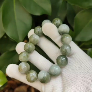 Earth & Water Harmony Bracelet - Natural Jadeite Jewelry (Sku: bracelet50)
