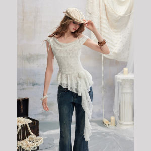Unifree | White Off-Shoulder Lace Blouse