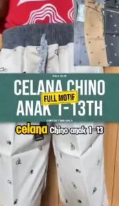 Celana Chinos G&Y Pendek Anak Laki-laki Motif Keren Termurah
