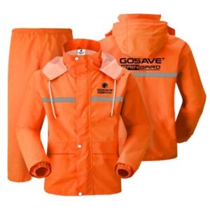 Jas hujan setelan baju celana safety industrial Mantel hujan proyek Raingard anti rembes