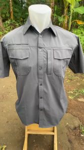 Kemeja Paspampres New Series lengan pendek Bahan katun street