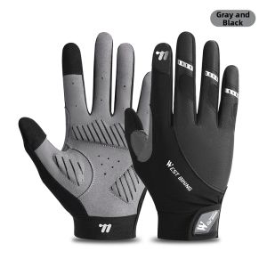 West Biking | Long Fingered Shock Absorbing Cycling Gloves