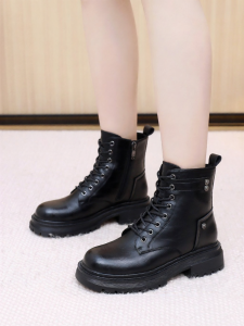 Josiny | Thick Bottom English Style New Winter Short Fashion Boots
