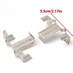 20Pcs 30/35MM Stainless Steel Solar Panel Photovoltaic Water Guide Clip Deflector Mud Drain Button Water Redirection Clips