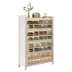 ZHUSHANXIA | Home Dustproof Stainless Steel Shoe Cabinet