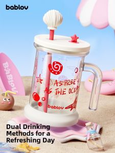 bablov | Aesthetic Heat-Resistant Large Capacity Glass Cup