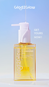 FEMME || Glad2Glow Madagascar Centella Light Cleansing Oil 100ml / 200ml micellar water pembersih wajah Penghapus riasan