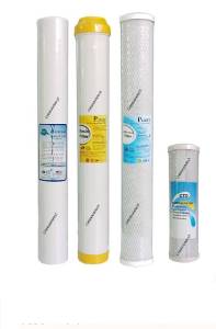 ชุด ไส้กรองน้ำ ชุด 4 ไส้ ตู้น้ำหยอดเหรียญ PP 20 นิ้ว Carbon 20 นิ้ว Resin 20 นิ้ว Carbon 10 นิ้ว ดัก ตะกอน คลอรีน หินปูน