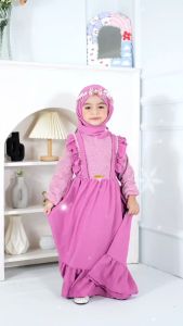 Gamis Anak Perempuan Brokat Premium & Desain Mewah