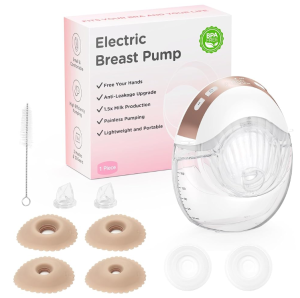 Electric Breast Pump 3 modes & 12 levels Hands-Free Breastpump Pain-Free BPA-Free Milk Collector with 17/19/21/24 mm Flange