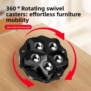 HUANGXIAOCHAO | Mobile Mute Non-Punching Adhesive Base Wheel