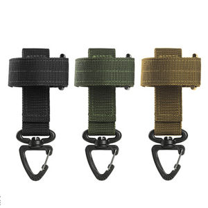 Durable Rope Buckle with Climbing Carabiner and Gloves for Outdoor Adventures Heavy Duty Camping Equipment