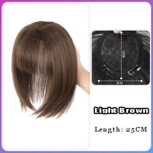 Synthetic Womens Wig Piece Womens Hair Piece 3D French Bangs Naturally Fluffy And Lightweight Seamlessly Covers White Hair