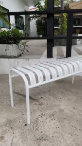 Intra  ม้านั่งเหล็กยาว แนวมินิมอล แข็งแรงทนทาน