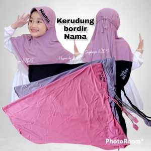 hijab tali rovel anak request nama