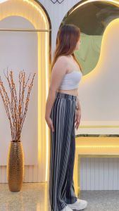 กางเกงขายาว กางเกงพลีท  ไซส์ใหญ่ ใส่สบาย กางเกงแฟชั่นนำเข้า สินค้าคุณภาพดี ทรงสวย ทันสมัย ราคาถูก K9244