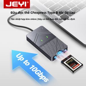 JEYI | Đầu Đọc Thẻ CFexpress Type-B USB 3.2 Gen 2 Tốc Độ 10Gbps