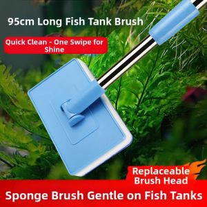 YOULE | No-Dead-Corner Glass Cleaning Tool For Aquarium Algae Removal