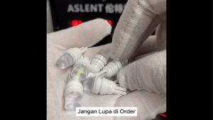 LED T10 3D Ceramic W5W T10 Keramik 3 Mata Lampu Senja Sein Mobil Motor 12V Anti Panas