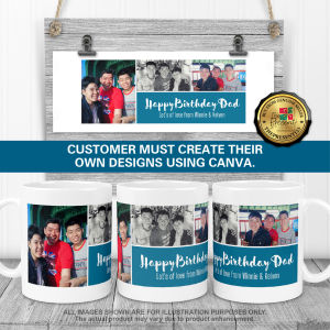 Joyful Memories Premium Photo Collage Mug-3 Photos | Celebrate Every Sip with Your Favorite Moments!
