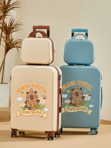 New Cartoon Multi-Functional Large Capacity Travel Suitcase for Students Women with Password Lock Pull Rod Carry-On Bag