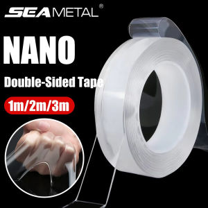 SEAMETAL High Ductility Nano Sticker for Car/Home Transparent Double-Sided Adhesive Washable Reusable Tape No Residual