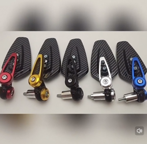 กระจกเวฟ กระจกปลายแฮนด์ ระจกปลายแฮนด์ (1คู่) สามารถแต่งใส่ได้กับรถทุกรุ่น ป้องกันการตก เหมาะกับทุก