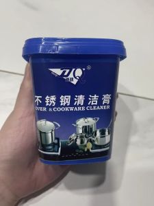 [500G Big Box] Daqi Stainless Steel Cleaning Cream Burnt Pot Bottom Strong Removing Black Dirt Agent Washing Pot Bottom Handy Gadget