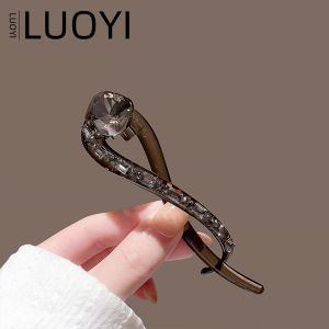 Large Size Crystal Hair Claw Clip Womens Elegant Twist Hair Accessories Korean Style Fresh out Fashion Hairpin Hairband