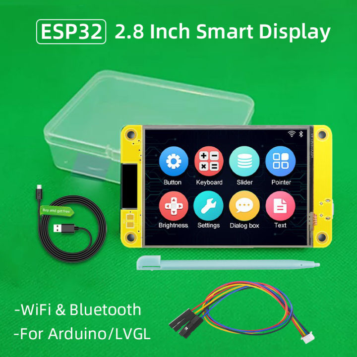 ESP32 for Arduino LVGL WIFI Bluetooth Development Board 2.8 Inch Touch ...