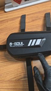 TSP-001 B-Soul Tas Sepeda Design Segitiga Tahan Air Bahan Kuat Cocok Gowes Resleting Waterproof