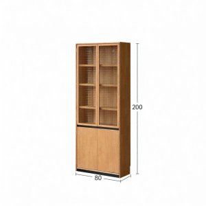 WEISHA | Wall-mounted Multi-functional Book and Storage Cabinet
