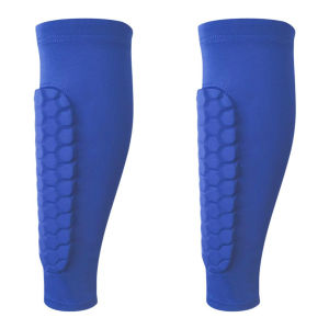 Honeycomb Calf Sleeve Shin Guard Soccer Anti Collision Protective Support Badminton Knee Pad Anti Impact Sports Accessories