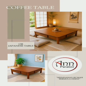 (PERABOT ANN) COFFEE TABLE / JAPANESE TABLE / TABLE