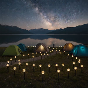 Solar Led Bubble Ball Lawn Lights Lamps Outdoor Garden Walkway Pathway Driveway Lighting Lamp Decoration Patio String Landscape