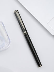 Roche Metal Gel Pen Student Gift Business Signature Pen Minimalist Carbon Pen Office Gift Pen Frosted Heavy Hand Feeling Pen Can Carve Writing Customized Logo Pen Leadership Signature Enterprise Customized Pen