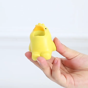 Cartoon Toothbrush Holder Multifunctional Toothpick Cotton Swab Storage Bucket Bathroom Supplies