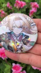 Anime Honkai: Star Rail Robin Firefly Aventurine Boothill Cosplay Costumes SPTE Tin Plated Pin Badge Accessories Pendant Prop