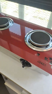 (พร้อมส่ง)OTTO เตาแก๊สหัวคู่อินฟาเรด เตาแก๊สหัวคู่หน้ากระจก รุ่น GS-894