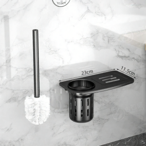 Wall Mounted Toilet Brush Organizer